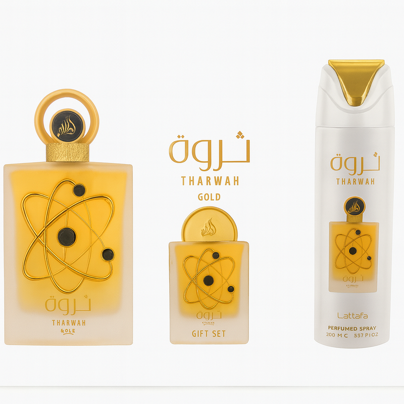 CONFEZIONE REGALO "THARWAH" di LATTAFA EDP DONNA