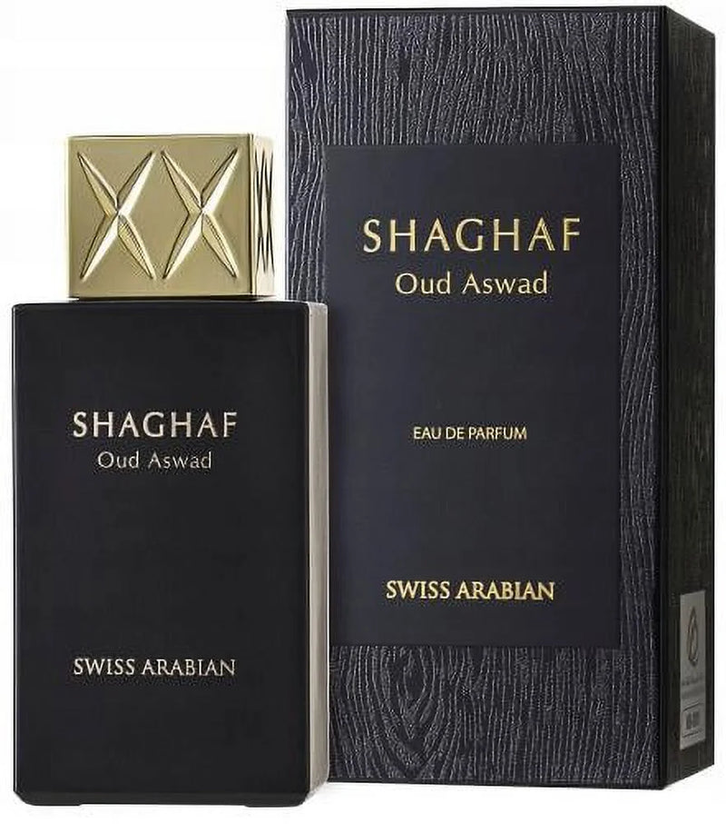 SHAGHAF "OUD ASWAD" di SWISS ARABIAN  EDP 75 ML UNISEX